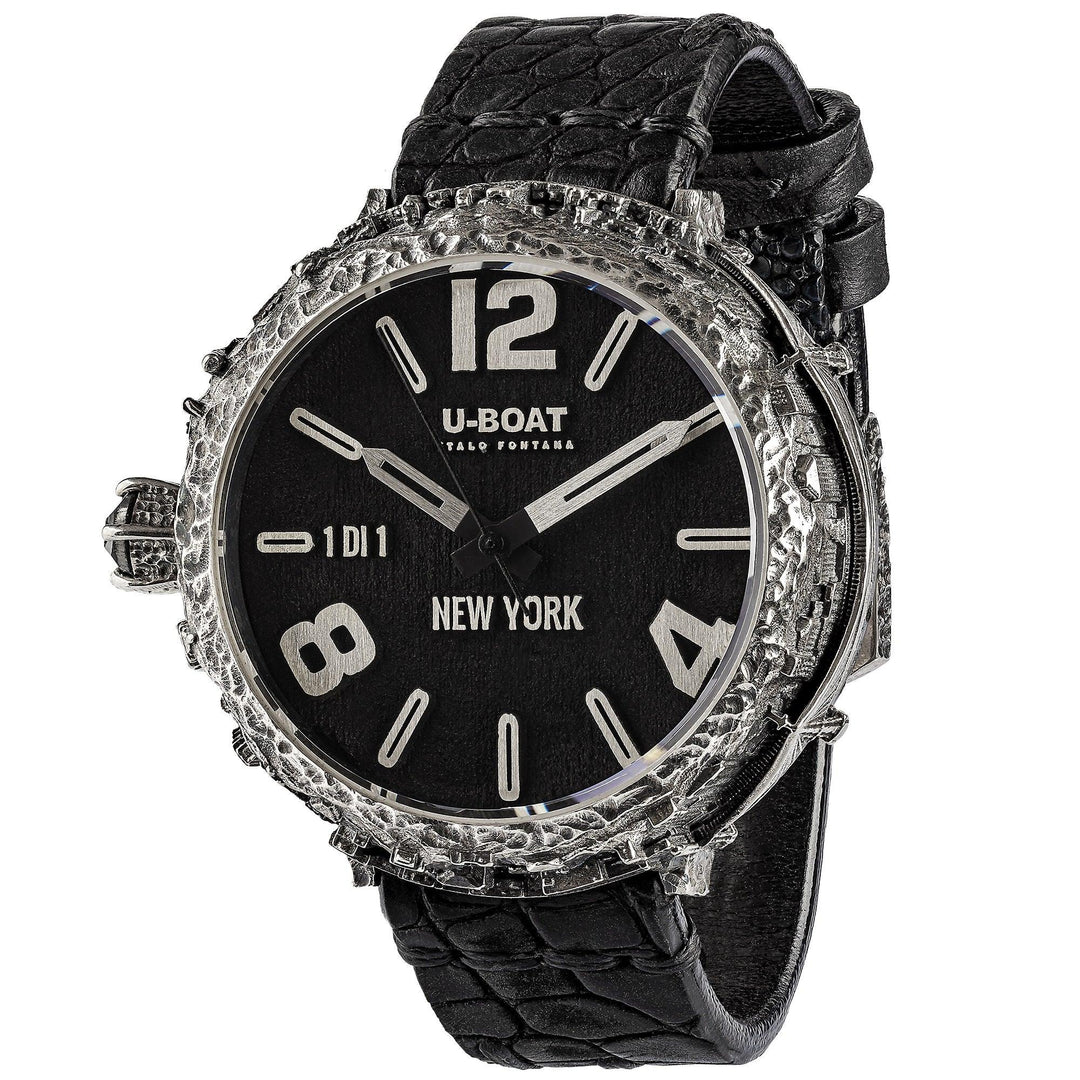 U-Boat orologio New York 925 Diamond 45mm nero automatico argento 925 NEW YORK 925 - Capodagli 1937