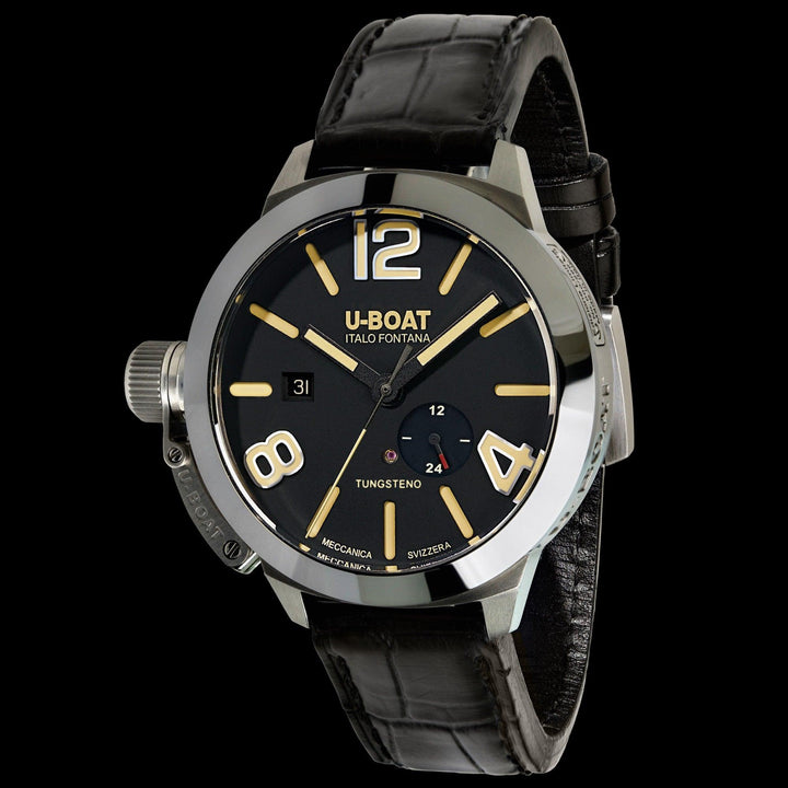 U-BOAT orologio uomo STRATOS 45 BK 45mm acciaio automatico 9006 - Gioielleria Capodagli