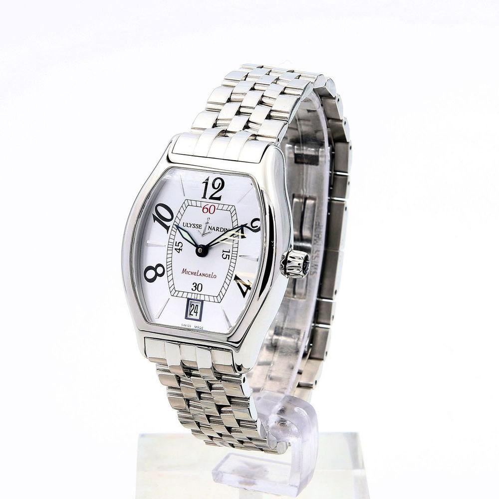 Ulysse Nardin orologio donna Michelangelo midsize 32x34mm automatico acciaio 113-48 - Gioielleria Capodagli