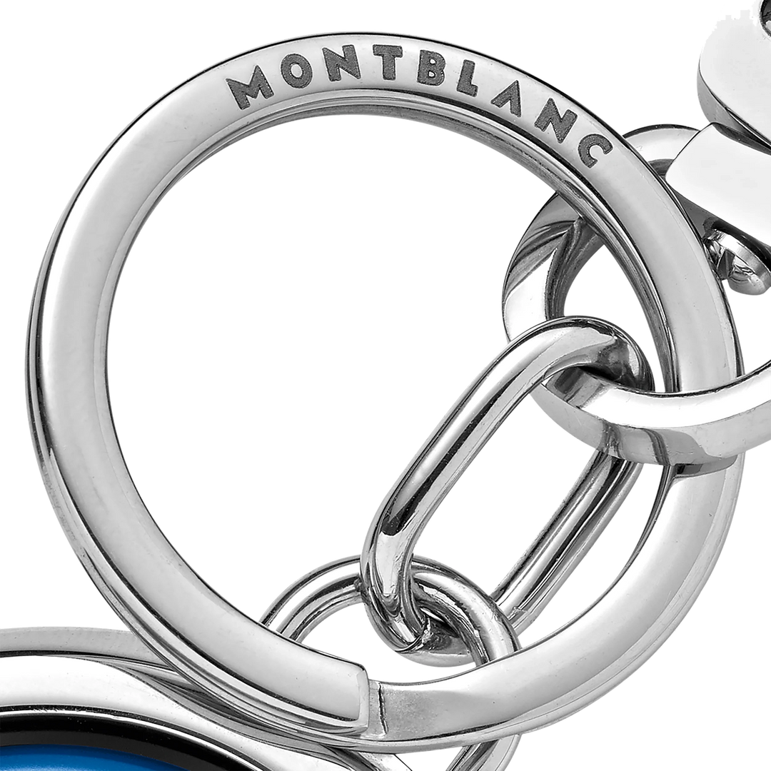 Montblanc Keychain med drejelig emblem Meisterstück Blue 128743