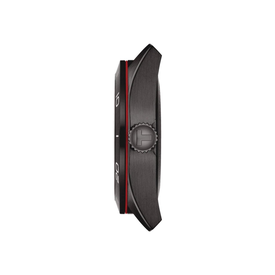 Tissot Watch PRS 516 Powermitic 80 42mm sort automatisk stålfinish PVD Black T131.430.36.052.00