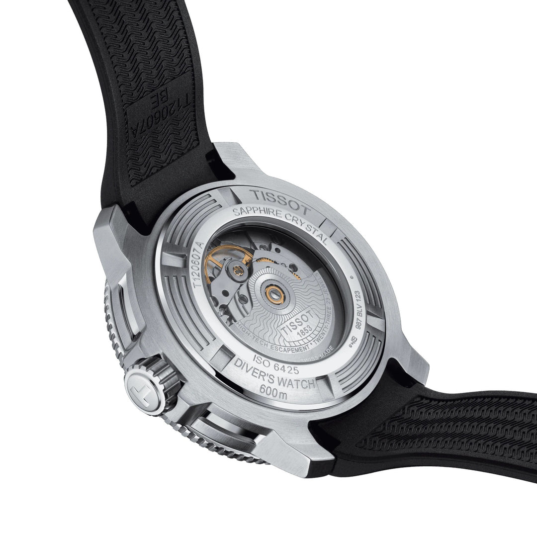 Tissot Watch Seastar 2000 Professional Powermitic 80 46mm sort automatisk stål T120.607.17.441.00