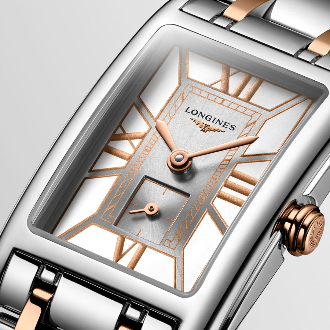 Longines watch DolceVita 20.8x32mm white quartz steel L5.255.5.75.75.7